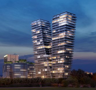 The rough construction of the tallest residential building in the Czech Republic will be completed by the end of the year