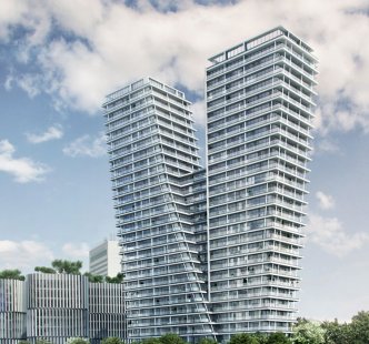 The rough construction of the tallest residential building in the Czech Republic will be completed by the end of the year