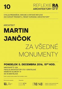 Martin Jančok: Za všedné monumenty 