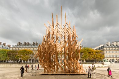 Kengo Kuma / Woven - výstava v GAB - Yure, pavilon, Paříž, 2015 - foto: Stefan Tuchila