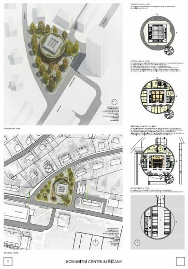 Community Center Říčany - competition results - 3rd prize - foto: 4DS, spol. s r.o.