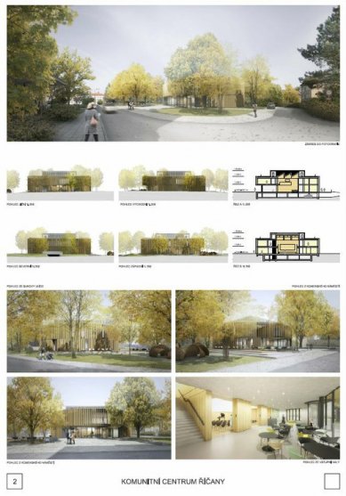 Community Center Říčany - competition results - 3rd prize - foto: 4DS, spol. s r.o.