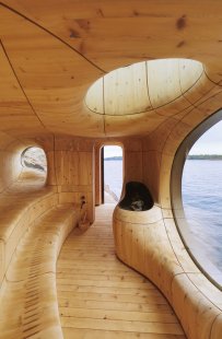 Sauna / Architektura požitku - pozvánka na vernisáž v GJF