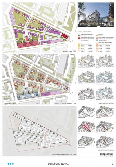 Cvernovka - results of the international architectural-urban competition - Proposal No. 1 - foto: Bogle Architects