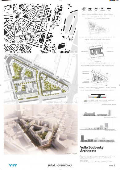 Cvernovka - results of the international architectural-urban competition - Proposal No. 6 - foto: Vallo Sadovsky Architects