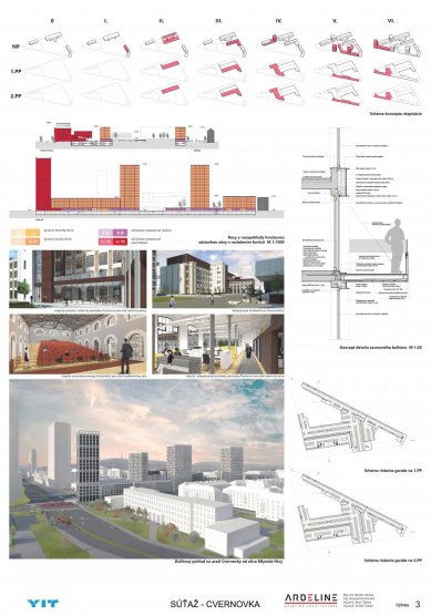 Cvernovka - results of the international architectural-urban competition - Proposal No. 8 - foto: Ardeline