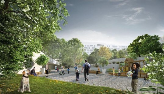 Cvernovka - results of the international architectural-urban competition - Proposal No. 9 - foto: SIEBERT + TALAŠ