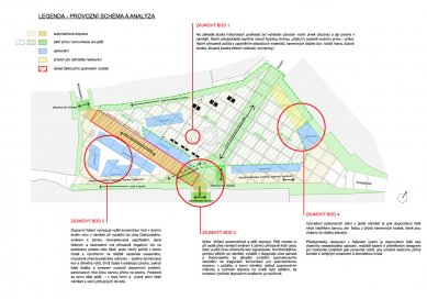 Reakce k anketě na výběr varianty úprav náměstí Míru v Jindřichově Hradci - foto: Studie č. 5