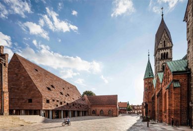 Ve finále Ceny Miese van der Rohe 2017 soutěží pět staveb - Úpravy katedrály Kannikegården v Ribe (DK)