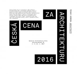 Česká cena za architekturu 2016 - vernisáž výstavy v GAB
