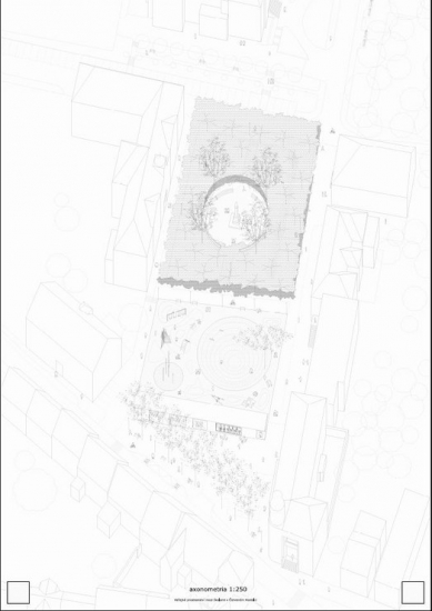 Public Space in Červený Kostelec - Competition Results - 1. price - foto: 2021 s.r.o. 