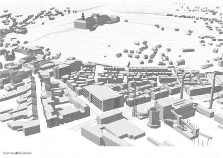 Ještěd f kleci 17 - oceněné ateliéry a projekty - Jakub Kopecký: Nová městská čtvrť v Náchodě