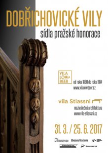 Dobřichovické vily - sídla pražské honorace - pozvánka na vernisáž