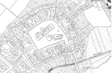 Výběrové řízení na městského architekta Českého Brodu - Historická mapa z roku 1841