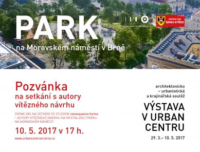 Revitalizace parku na Moravském náměstí - setkání s autory vítězného návrhu