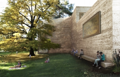 Projekt rozšíření nadace Beyeler od Petera Zumthora - foto: Atelier Peter Zumthor & Partner 