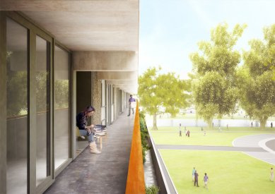 Mies van der Rohe Award 2017 získalo kolektivní bydlení v Amsterdamu - Vizualizace - foto: NL Architects, XVW architectuur 