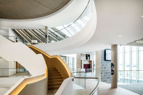 Modern building The Word supports the creative spirit. Thanks to its good acoustics.