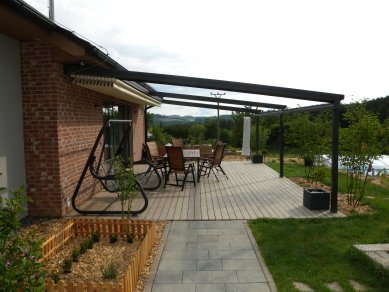 Pergola Eva s pohyblivou střechou