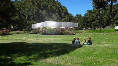 Dočasný pavilon v Melbourne od Rema Koolhaase - foto: OMA