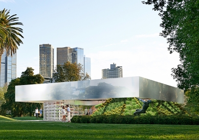 Dočasný pavilon v Melbourne od Rema Koolhaase - foto: OMA