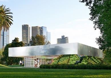 Temporary pavilion in Melbourne by Rem Koolhaas - foto: OMA