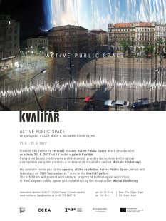 Active Public Space - pozvánka na vernisáž - Pozvánka