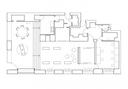 JANOŠÍK opens a showroom full of windows and design by Mjölk architects - Floor plan