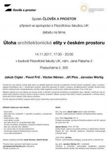 Úloha architektonické elity v českém prostoru