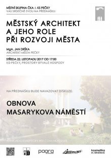 Jan Drška: Městský architekt a jeho role při rozvoji města