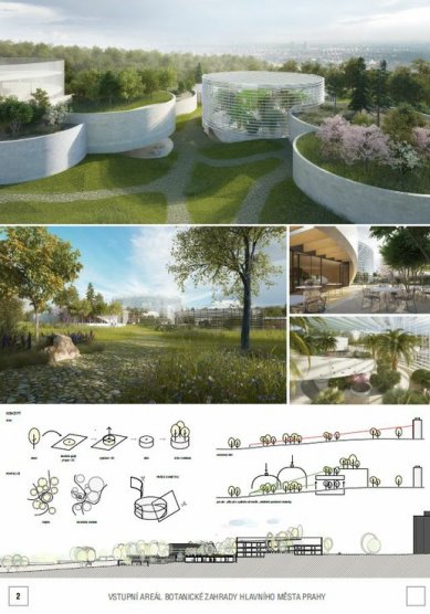 Entrance area of the Botanical Garden of the Capital City of Prague - competition results - Reward - foto: A69 - architekti