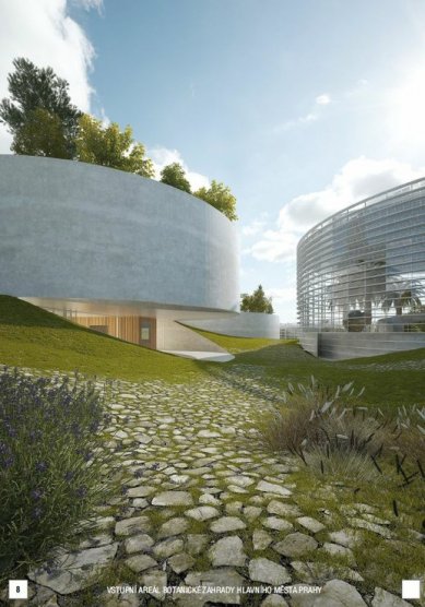 <div>Entrance area of the Botanical Garden of the Capital City of Prague - competition results</div> - Reward - foto: A69 - architekti