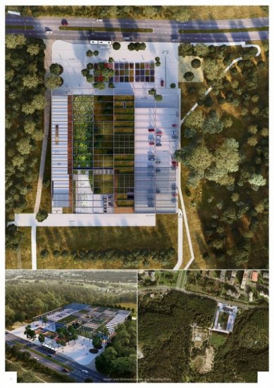 Entrance area of the Botanical Garden of the Capital City of Prague - competition results - 2nd price - foto: D3A