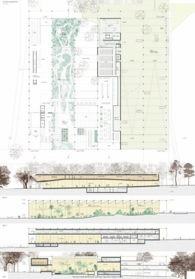 Entrance area of the Botanical Garden of the Capital City of Prague - competition results - 2nd prize - foto: D3A