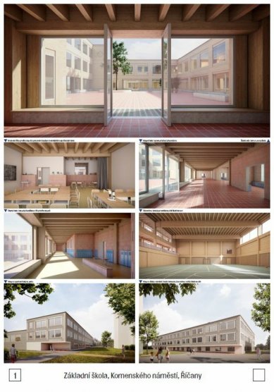 Elementary School Komenského Square in Říčany - competition results - 3rd prize - foto: Atelier Ondřej Císler