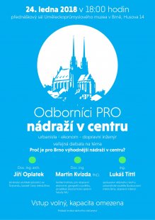 Odborníci pro nádraží v centru - pozvánka na diskuzi