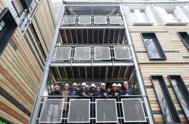 Solidarity hotel on the Seine