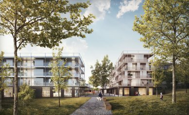 Vnitroblok v brněnském Bronxu se začne měnit příští rok  - foto: Chybik+Kristof Architects & Urban Designers