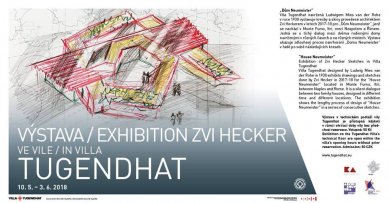 Dům Neumeister - výstava skic Zvi Heckera ve vile Tugendhat 