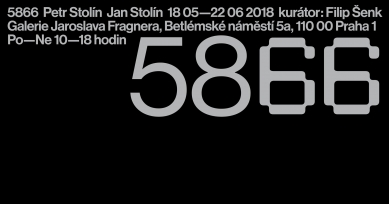 5866 / Petr Stolín, Jan Stolín - invitation to the opening at GJF