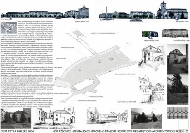 Cena Petra Parléře 2006 - výsledky - Cena Staveb silnic a železnic za přínos k rozvoji architektury měst - Horažďovice - Revitalizace Mírového náměstí - Martin Kožnar, Petr Kolář