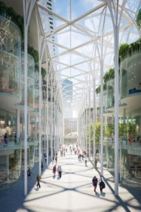 Projekt Peninsula Place v Londýně od Santiaga Calatravy