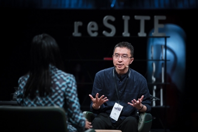 Rozhovor se Sou Fujimoto na reSITE 2018 - foto: Tomáš Princ