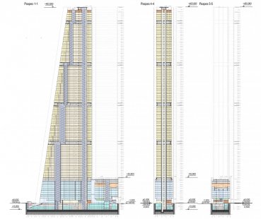 Moskva schválila stavbu nejvyššího mrakodrapu města - foto: SERGEY SKURATOV ARCHITECTS
