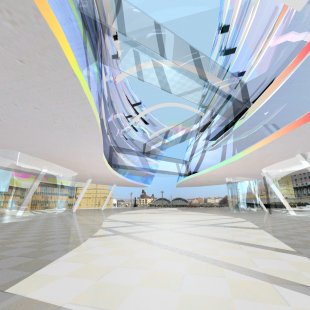 Under the canopy of the Main Train Station - foto: Petr Franta Architekti & Asoc.