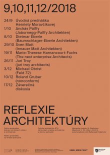 Reflexie architektúry 2018 - přednáškový cyklus na STU BA
