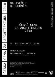 Galavečer České ceny za architekturu 2018