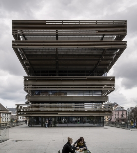 Mezi čtyřicítkou finalistů Miesovy ceny 2019 je i slovenská Mlynica, Češi chybí - De Krook library, Ghent - foto: Hisao Suzuki