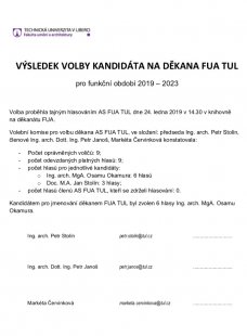 The candidate for the dean of the Liberec FUA has been appointed Osamu Okamura