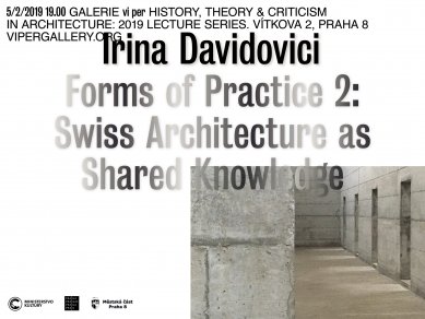 Irina Davidovici: Forms of Practice 2